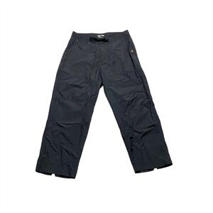 REI UPF 50+ Sun Protection Black Outerwear Nylon Pants Drawstring Waist Size 12